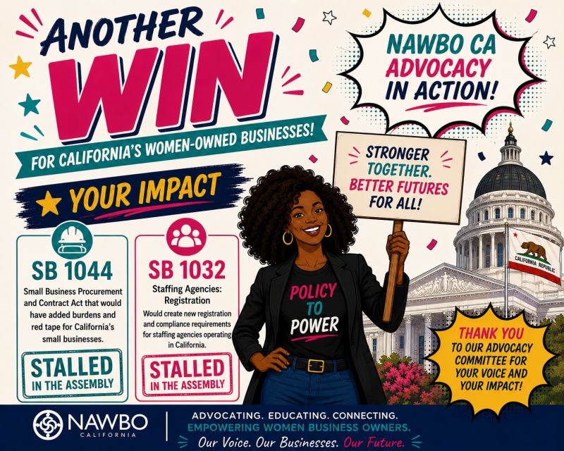 NAWBO CA Public Policy Wins August 2026